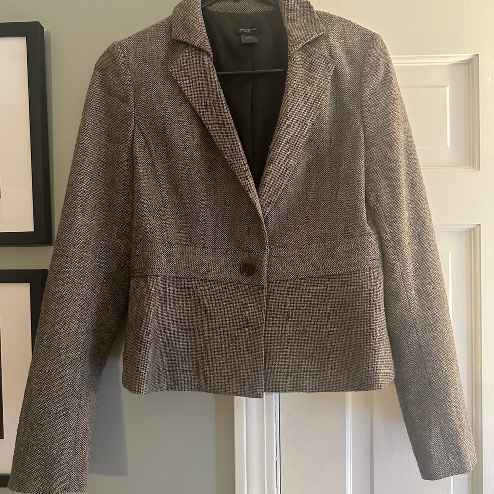 Ann Taylor Tweed Blazer - Size 2
